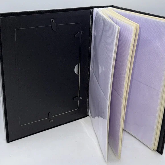 Silver Plated Photo Album 160 4x6 Slip In Photo Intricate Floral Front - Picture 4 of 8